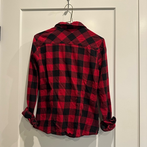 TNA red and black, play shirt. Size small. Worn but well taken care of. - Picture 3 of 3